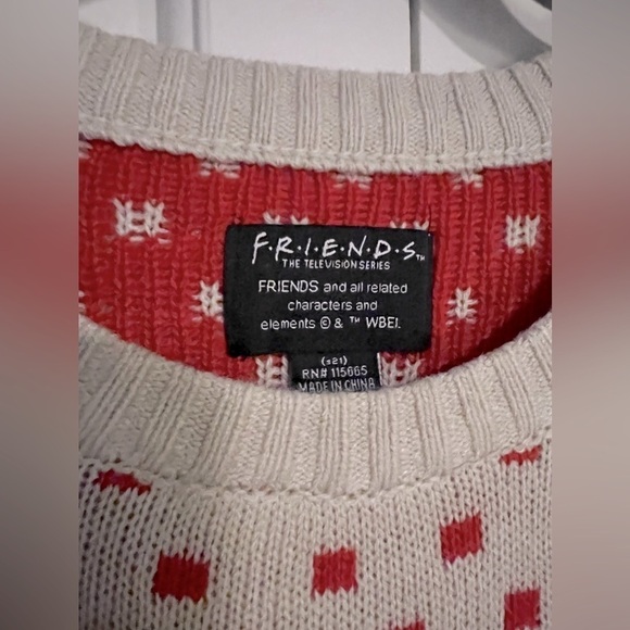 B12.09 Friends Logo Coffee Mugs Officially Licensed Ugly Christmas Sweater - Picture 2 of 4